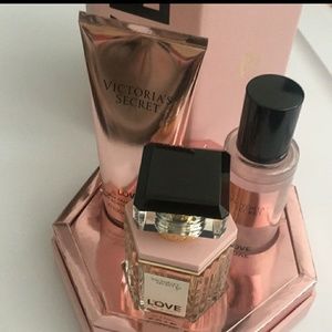Brand new never used Victoria Secret Love gift set